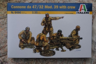IT6490  Canonne da 47/32 mod.39 with crew